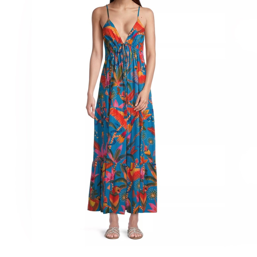 NWT! FARM RIO MACAW PARTY COVERUP DRESS